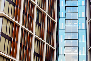 Image showing windows in the city   home and   building