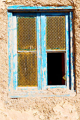 Image showing blue window in morocco 