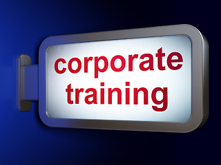 Image showing Learning concept: Corporate Training on billboard background