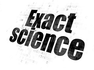 Image showing Science concept: Exact Science on Digital background