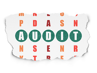 Image showing Business concept: Audit in Crossword Puzzle