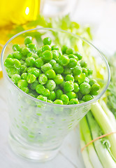 Image showing green peas