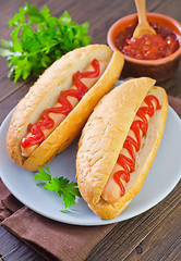 Image showing hot dogs