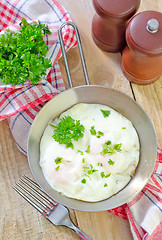 Image showing fried eggs