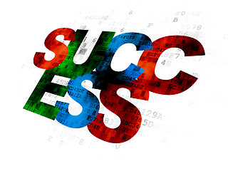 Image showing Business concept: Success on Digital background