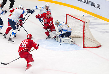 Image showing E. Voronkov (59) attack A. Ivanov (28)