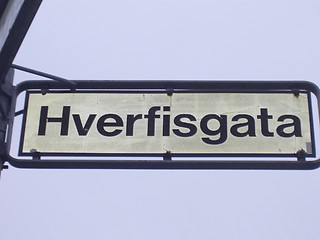 Image showing Hverfisgata street in reykjavik