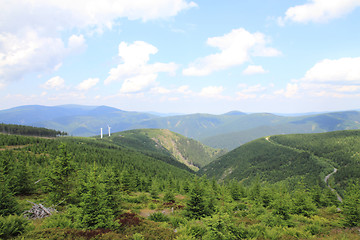 Image showing czech forest country (Jeseniky mountains)