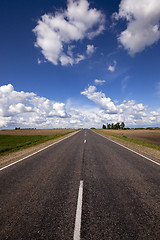 Image showing the rural road  