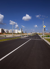 Image showing the new road  