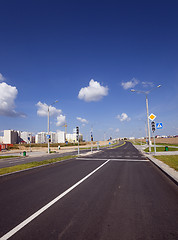 Image showing the new road  
