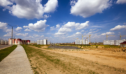 Image showing new construction  . Belarus