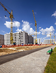 Image showing new construction . Belarus