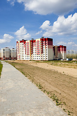 Image showing new construction  . Belarus