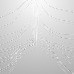 Image showing Abstract grey flat lines background