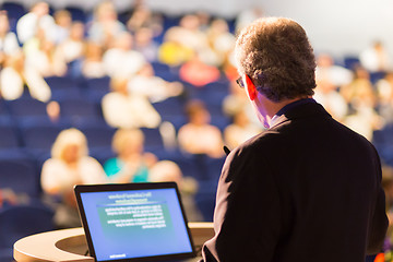 Image showing Speaker at Business Conference and Presentation.