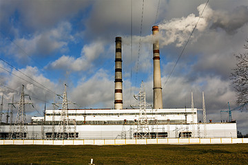 Image showing power plant .close up. 