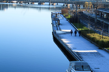 Image showing Drammen River Walk