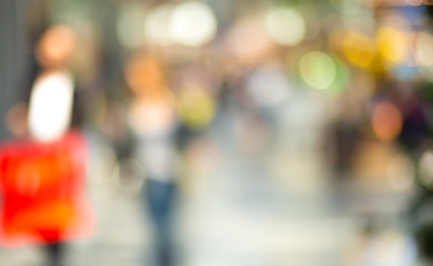 Image showing blurred background of shopping center