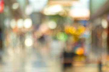 Image showing blurred background of shopping center