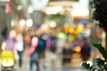 Image showing blurred background of shopping center