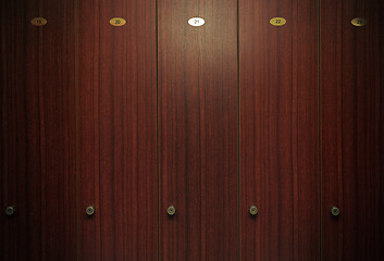 Image showing Doors of cabinet