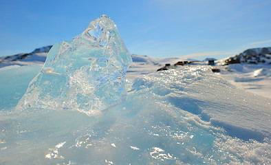 Image showing Crystal clear ice