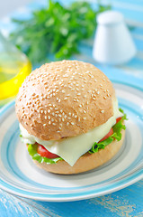 Image showing cheeseburger