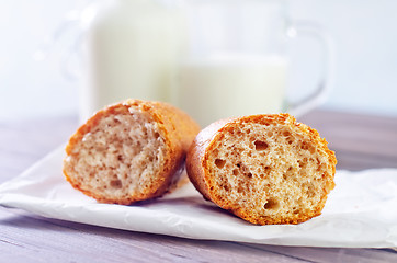 Image showing milk and bread