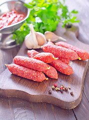 Image showing sausages