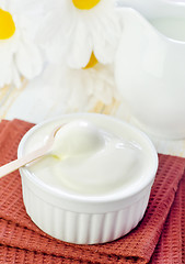 Image showing sour cream