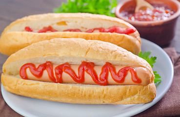 Image showing hot dogs