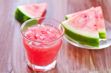 Image showing watermelon smoothie