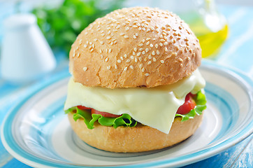 Image showing cheeseburger