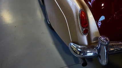 Image showing Closeup of the tail lights