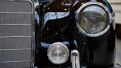 Image showing Detail of classic car. 