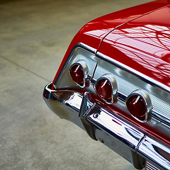 Image showing Closeup of the tail light