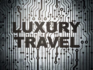 Image showing Tourism concept: circuit board with Luxury Travel