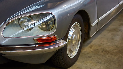 Image showing Detail of classic car. 