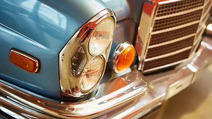 Image showing Detail of classic car. 