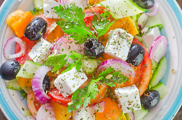 Image showing greek salad