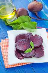 Image showing beet on plate