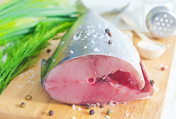 Image showing raw tuna