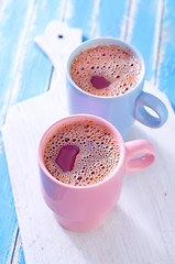 Image showing cocoa drink with chocolate
