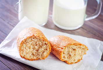 Image showing milk and bread