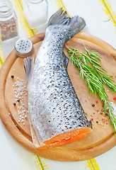 Image showing raw fish
