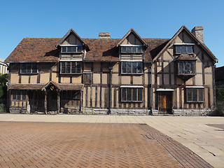 Image showing Shakespeare birthplace in Stratford upon Avon