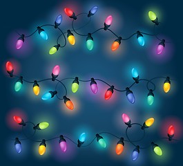 Image showing Christmas lights theme image 1