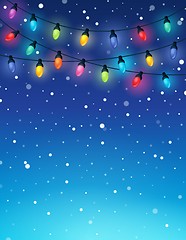 Image showing Christmas lights theme image 3