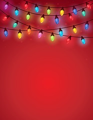 Image showing Christmas lights theme image 4